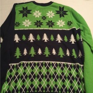 Seattle Seahawks Ugly Sweater - BIG LOGO - New Christmas Holiday Party Crew Neck